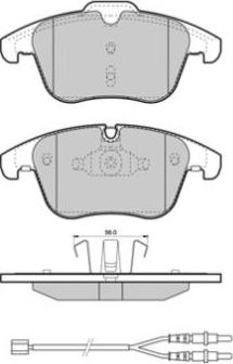 FREMAX FBP-1736 - Комплект спирачно феродо, дискови спирачки vvparts.bg