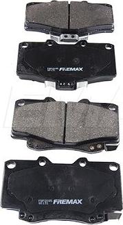 FREMAX FBP-2085 - Комплект спирачно феродо, дискови спирачки vvparts.bg