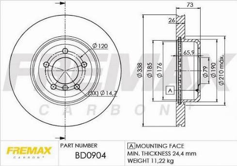 FREMAX FWI-5008 - Предупредителен контактен сензор, износване на накладките vvparts.bg