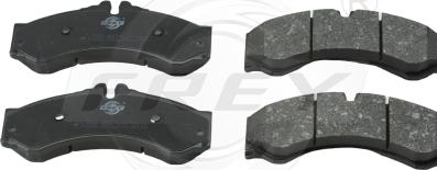 FREY 745503001 - Комплект спирачно феродо, дискови спирачки vvparts.bg