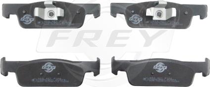 FREY 745520601 - Комплект спирачно феродо, дискови спирачки vvparts.bg