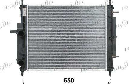 Frigair 0104.3143 - Радиатор, охлаждане на двигателя vvparts.bg