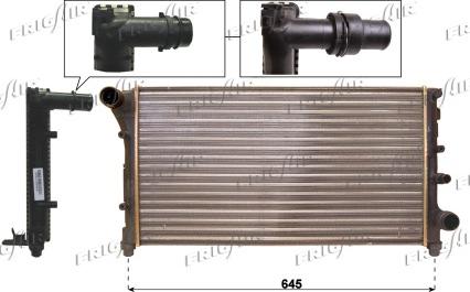 Frigair 0104.3118 - Радиатор, охлаждане на двигателя vvparts.bg