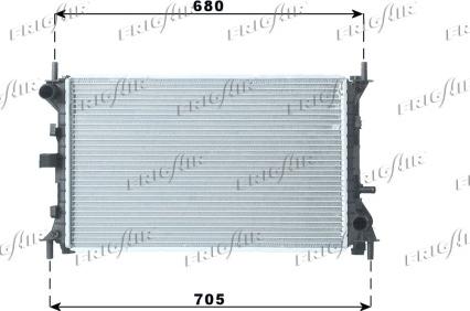 Frigair 0105.3048 - Радиатор, охлаждане на двигателя vvparts.bg