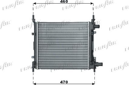 Frigair 0105.3054 - Радиатор, охлаждане на двигателя vvparts.bg