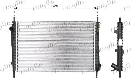 Frigair 0105.3074 - Радиатор, охлаждане на двигателя vvparts.bg