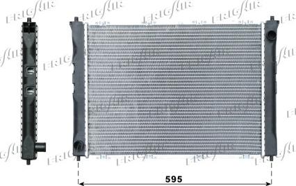 Frigair 0101.2042 - Радиатор, охлаждане на двигателя vvparts.bg