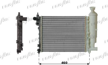 Frigair 0108.2067 - Радиатор, охлаждане на двигателя vvparts.bg