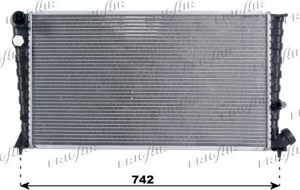 Frigair 0108.3002 - Радиатор, охлаждане на двигателя vvparts.bg