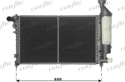 Frigair 0103.2225 - Радиатор, охлаждане на двигателя vvparts.bg