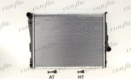 Frigair 0102.3075 - Радиатор, охлаждане на двигателя vvparts.bg