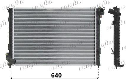 Frigair 0102.3122 - Радиатор, охлаждане на двигателя vvparts.bg