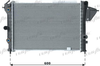 Frigair 0107.3059 - Радиатор, охлаждане на двигателя vvparts.bg