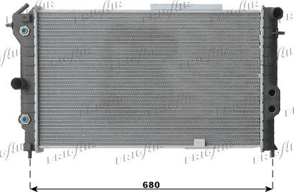 Frigair 0107.3060 - Радиатор, охлаждане на двигателя vvparts.bg