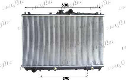 Frigair 0116.3026 - Радиатор, охлаждане на двигателя vvparts.bg