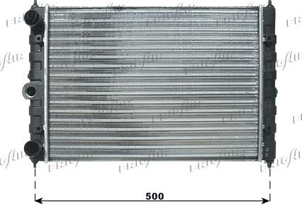 Frigair 0110.3038 - Радиатор, охлаждане на двигателя vvparts.bg