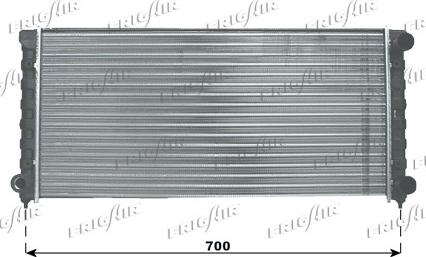 Frigair 0110.2042 - Радиатор, охлаждане на двигателя vvparts.bg