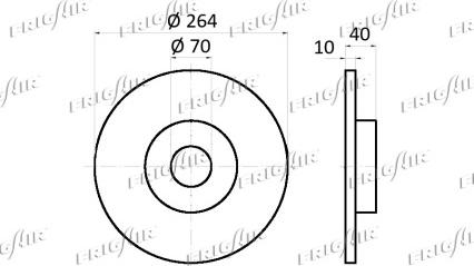 Frigair DC04.123 - Спирачен диск vvparts.bg