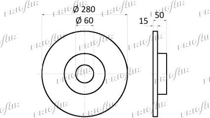 Frigair DC13.103 - Спирачен диск vvparts.bg