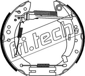 Fri.Tech. 16441 - Комплект спирачна челюст vvparts.bg