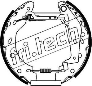 Fri.Tech. 16452 - Комплект спирачна челюст vvparts.bg