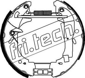 Fri.Tech. 16418 - Комплект спирачна челюст vvparts.bg