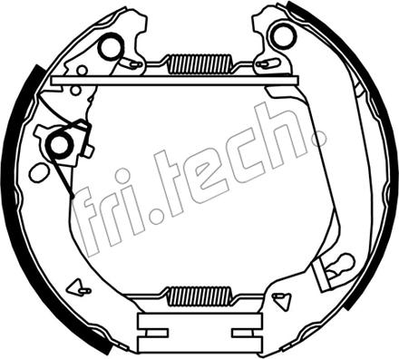 Fri.Tech. 16552 - Комплект спирачна челюст vvparts.bg