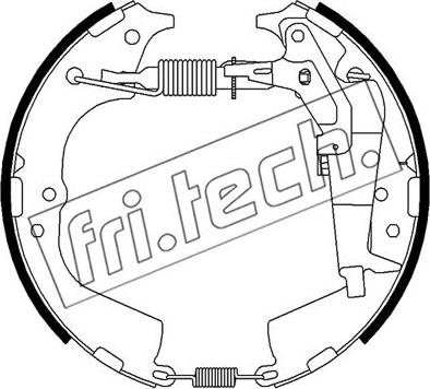 Fri.Tech. 16510 - Комплект спирачна челюст vvparts.bg