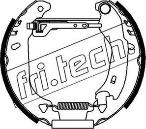 Fri.Tech. 16062 - Комплект спирачна челюст vvparts.bg