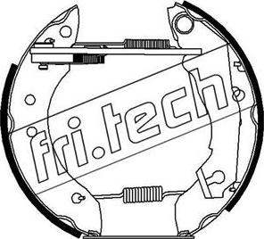 Fri.Tech. 16007 - Комплект спирачна челюст vvparts.bg