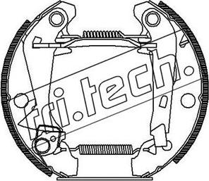 Fri.Tech. 16015 - Комплект спирачна челюст vvparts.bg