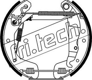 Fri.Tech. 16074 - Комплект спирачна челюст vvparts.bg