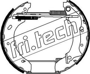 Fri.Tech. 16154 - Комплект спирачна челюст vvparts.bg