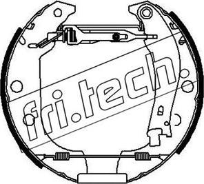 Fri.Tech. 16151 - Комплект спирачна челюст vvparts.bg