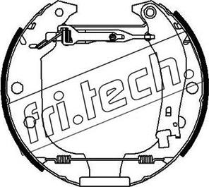 Fri.Tech. 16152 - Комплект спирачна челюст vvparts.bg