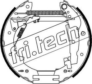 Fri.Tech. 16119 - Комплект спирачна челюст vvparts.bg