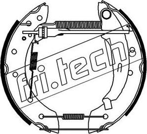 Fri.Tech. 16183 - Комплект спирачна челюст vvparts.bg