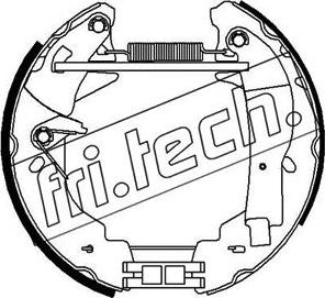 Fri.Tech. 16348 - Комплект спирачна челюст vvparts.bg