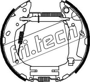 Fri.Tech. 16360 - Комплект спирачна челюст vvparts.bg