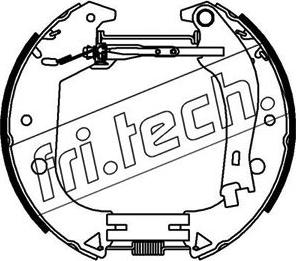 Fri.Tech. 16385 - Комплект спирачна челюст vvparts.bg