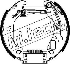 Fri.Tech. 16383 - Комплект спирачна челюст vvparts.bg