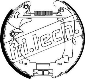 Fri.Tech. 16337 - Комплект спирачна челюст vvparts.bg