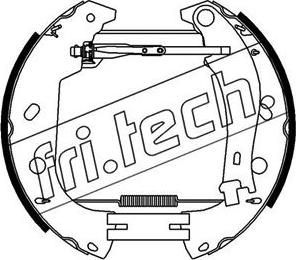 Fri.Tech. 16374 - Комплект спирачна челюст vvparts.bg