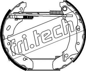 Fri.Tech. 16261 - Комплект спирачна челюст vvparts.bg