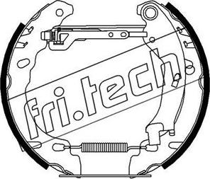 Fri.Tech. 16278 - Комплект спирачна челюст vvparts.bg