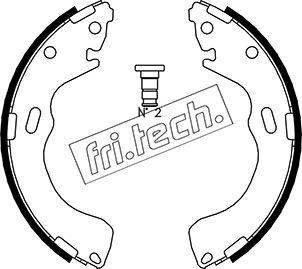 Fri.Tech. 1049.150 - Комплект спирачна челюст vvparts.bg