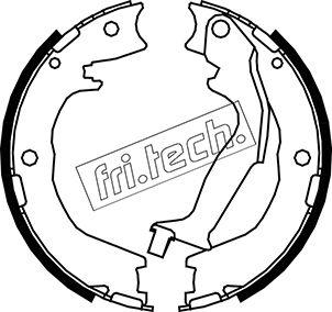 Fri.Tech. 1049.166 - Комплект спирачна челюст, ръчна спирачка vvparts.bg