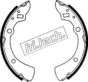 Fri.Tech. 1049.115 - Комплект спирачна челюст vvparts.bg