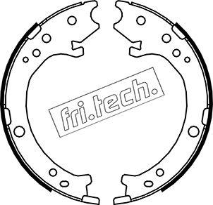 Fri.Tech. 1044.025 - Комплект спирачна челюст, ръчна спирачка vvparts.bg