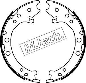 Fri.Tech. 1044.026 - Комплект спирачна челюст, ръчна спирачка vvparts.bg